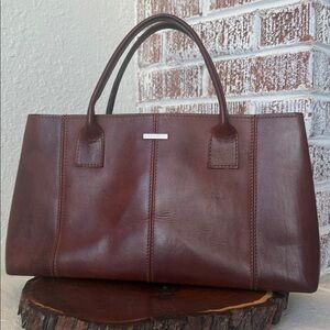 Claudio Orciani Leather Tote